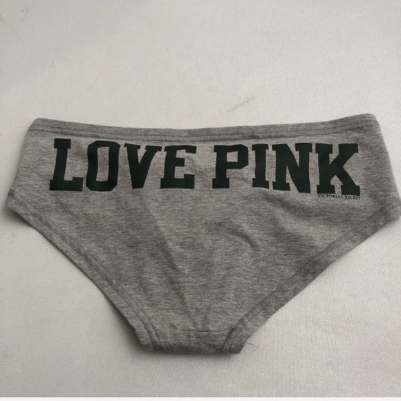 Victoria’s Secret PINK gray NY Jets panty with Love Pink on back - Picture 2 of 3